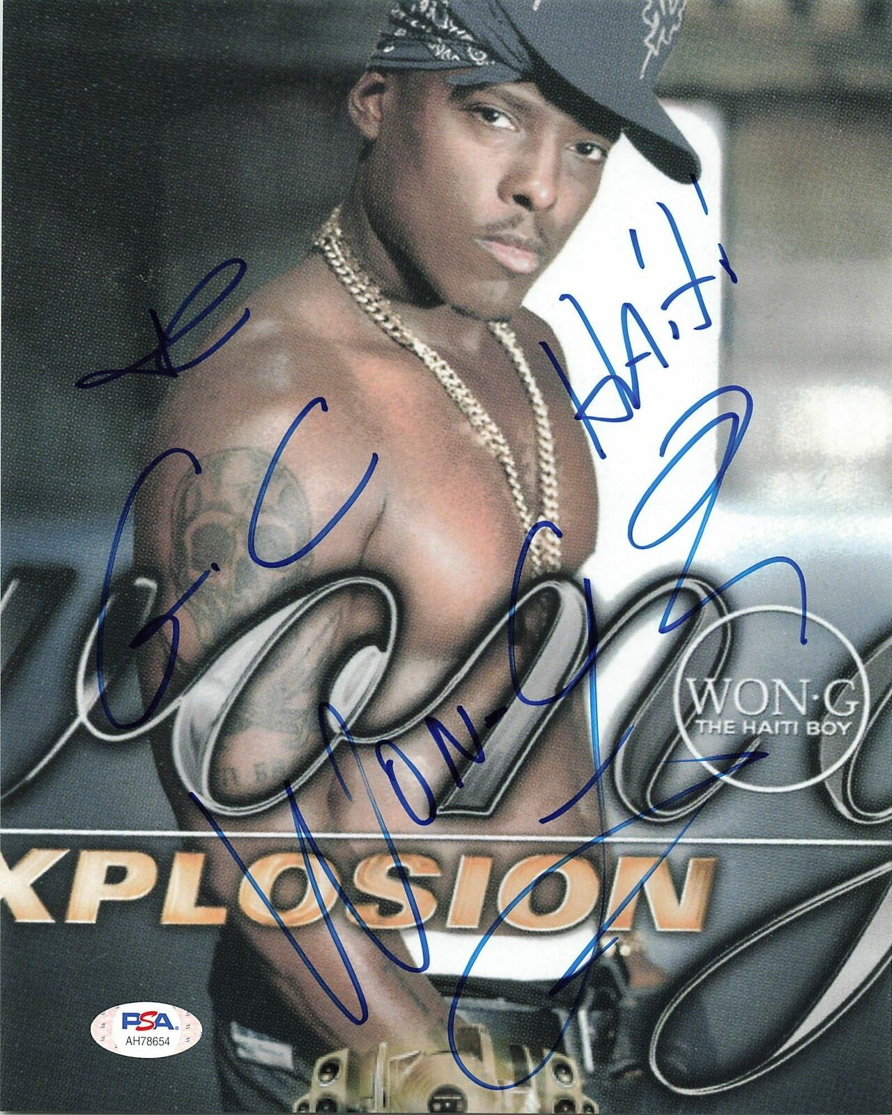 Won-G Bruny signed 8x10 Photo Poster painting PSA/DNA Autographed Rapper