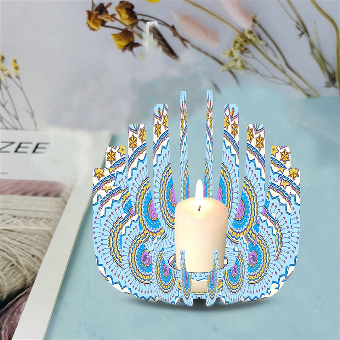 DIY Diamond Art Painting Kits of Candle Holder for Aromatherapy & Home Decor