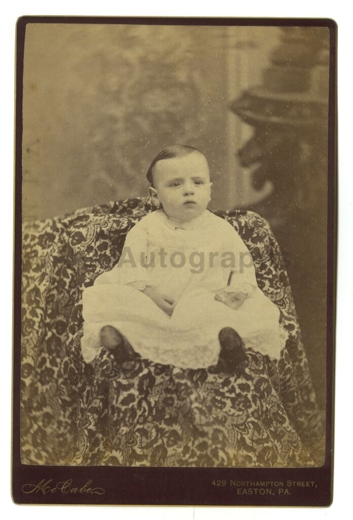 19th Century Children - Original 19th Century Cabinet Card Photo Poster painting - Easton, PA