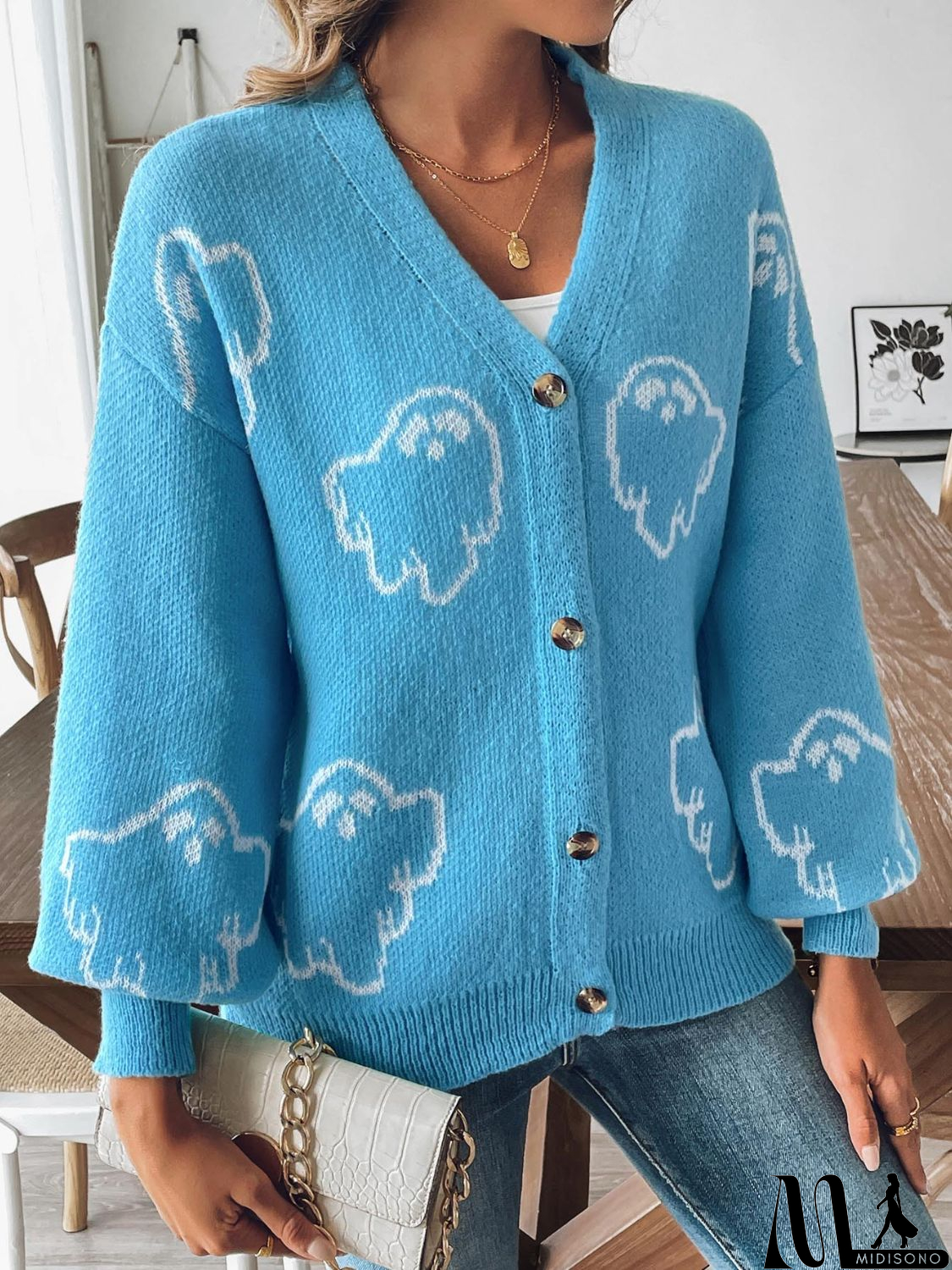 MidiSono - Elegant and Casual Cardigan