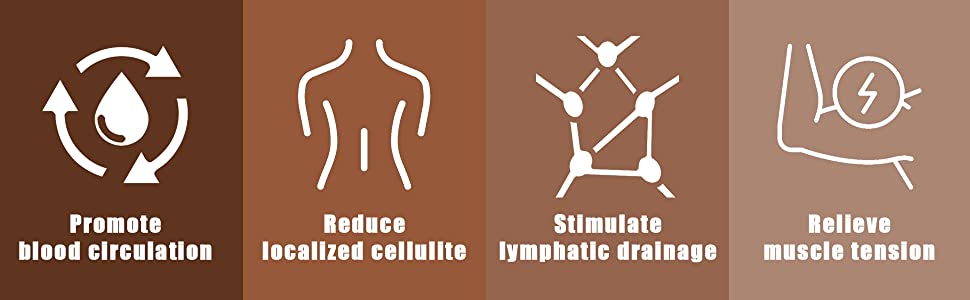 Likron Watches Wooden Mushroom Massager Tool for Body Sculpting