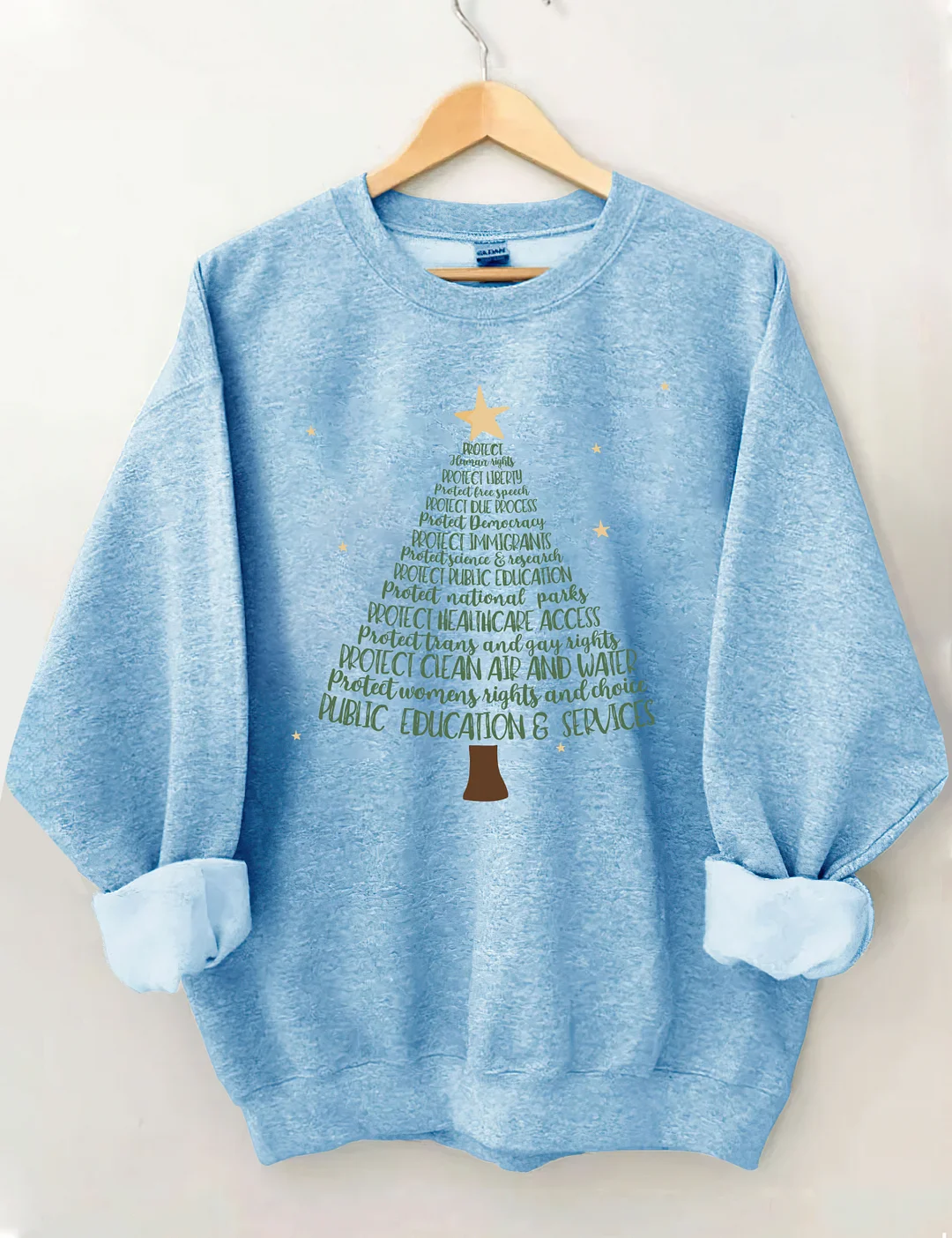 Protect Christmas Tree Sweatshirt