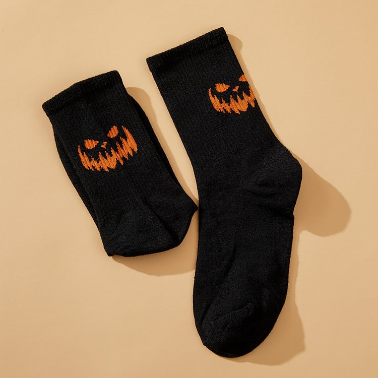 Halloween Socks 8-pack Unisex Fun Personality Pattern Mid-top Socks