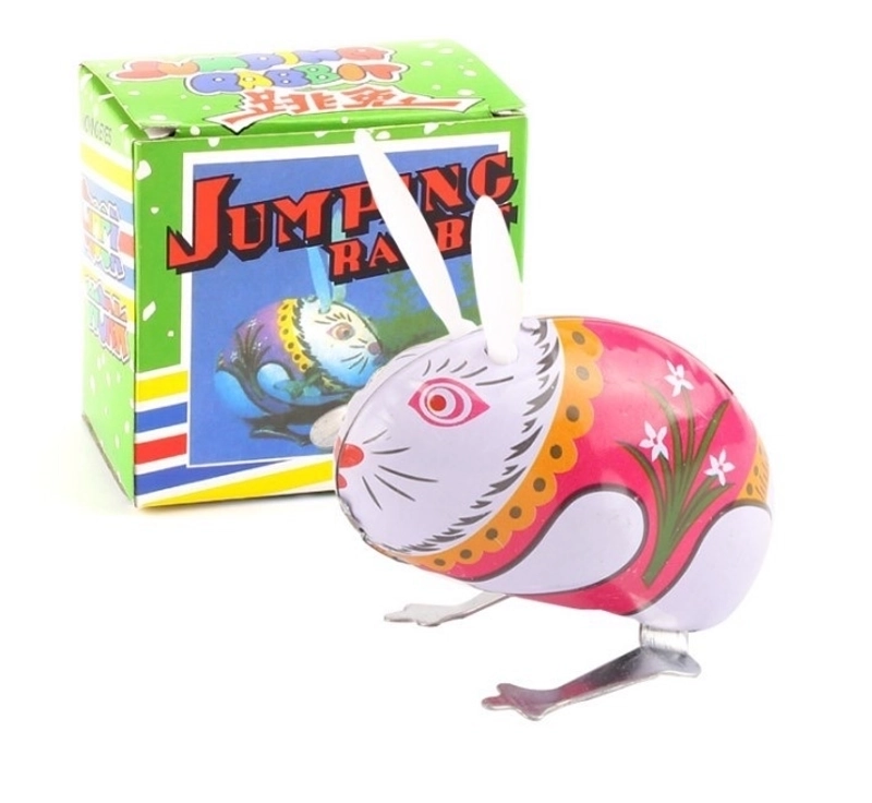 Classic Tin Frog Clockwork Baby Toy