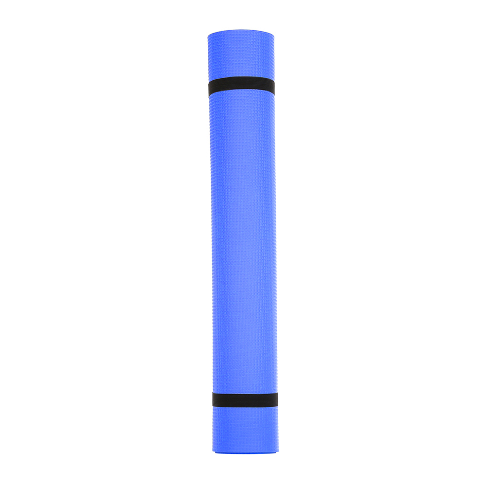 

1730x600x4mm EVA Yoga Mat Non-Slip All Purpose Pilates Exercise Mat, Blue, 501 Original