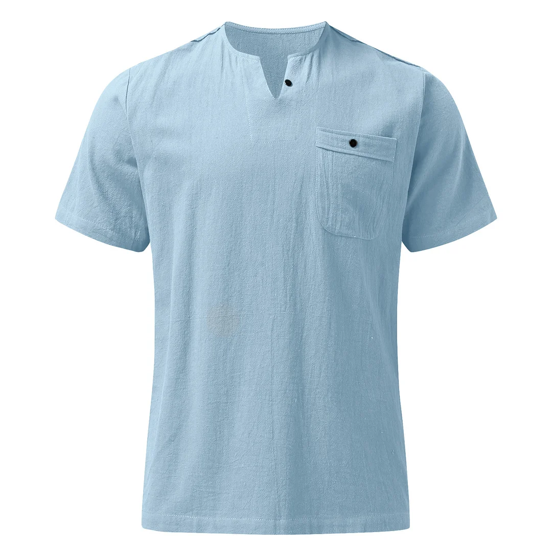 Men's Comfy Linen Summer Shirt