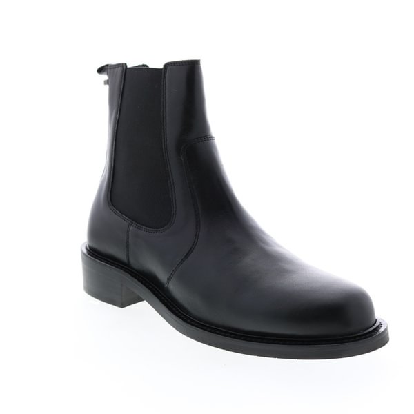 Aquatalia Alexandra Calf Elastic 34L2224-BLK Womens Black Leather Knee High Boots - Life is Beautiful for You - SheChoic