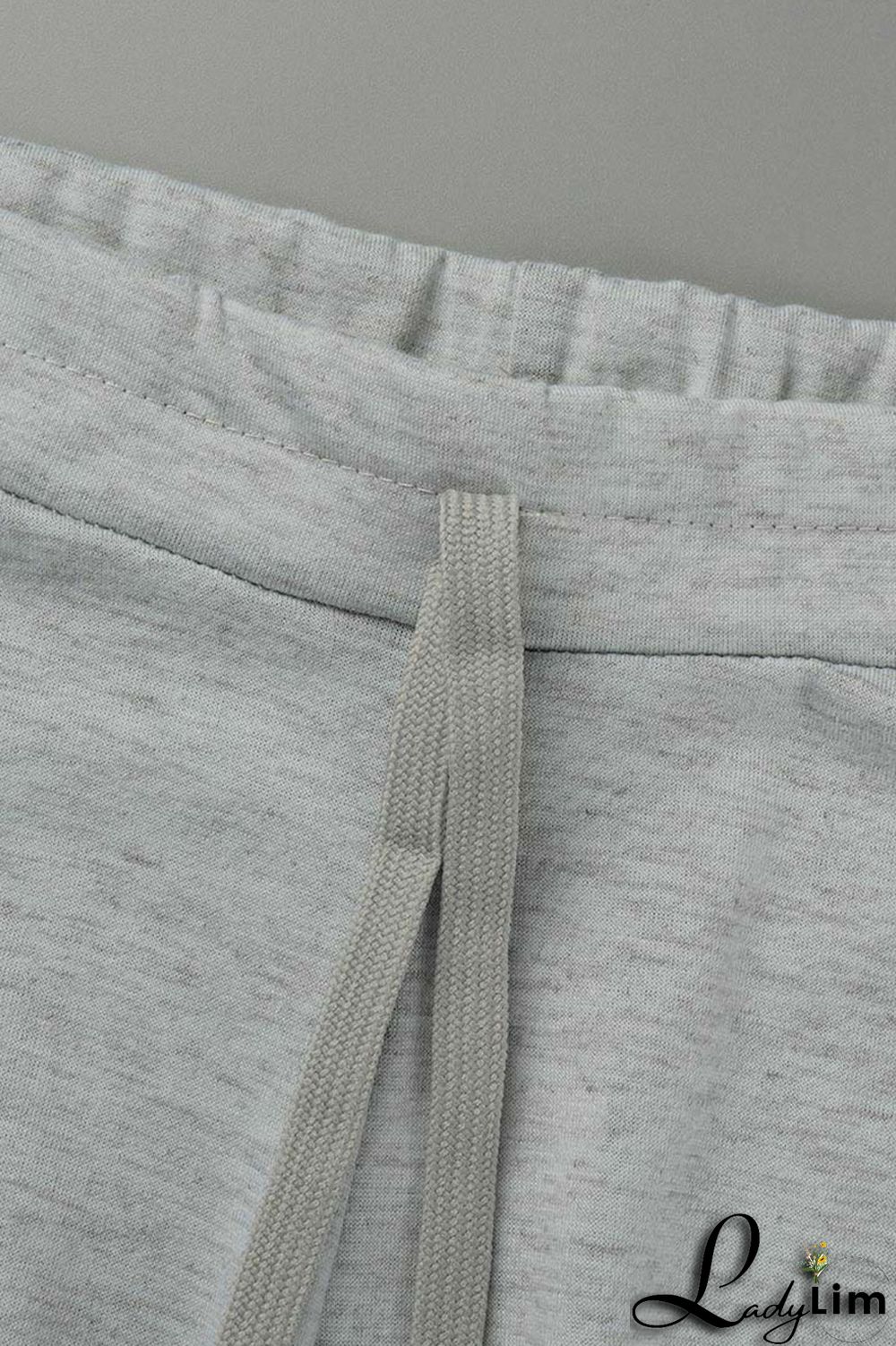 Pink Fashion Casual Solid Ripped Fold Skinny High Waist Trousers