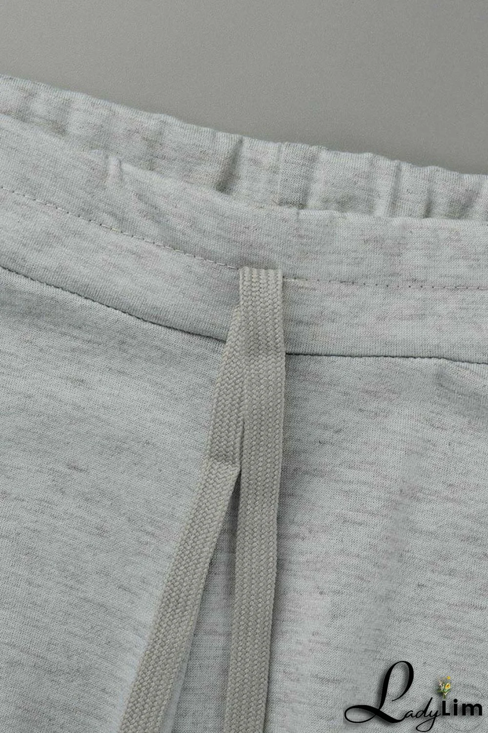 Pink Fashion Casual Solid Ripped Fold Skinny High Waist Trousers