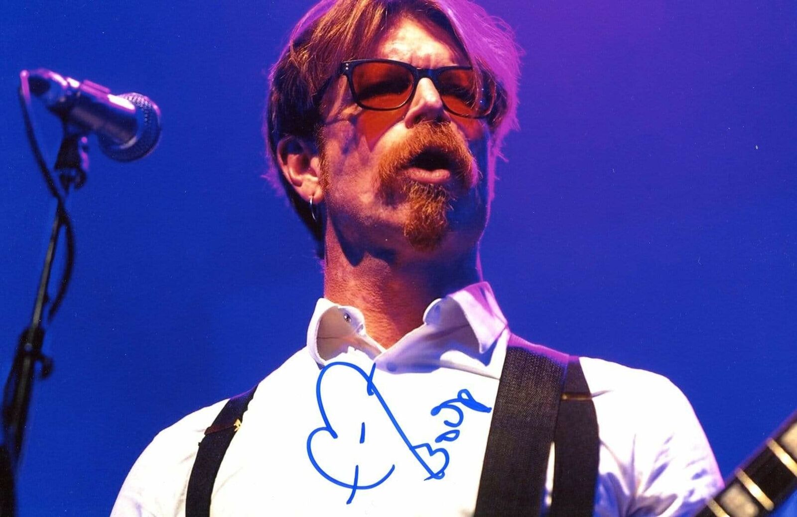 Jesse Hughes MUSICIAN autograph, In-Person signed Photo Poster painting