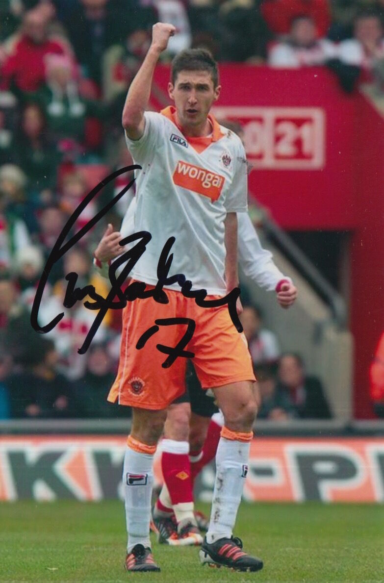 BLACKPOOL HAND SIGNED CHRIS BASHAM 6X4 Photo Poster painting 1.