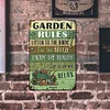 Garden Rules - Vintage Metal Signs(8*12Inch) - Farm