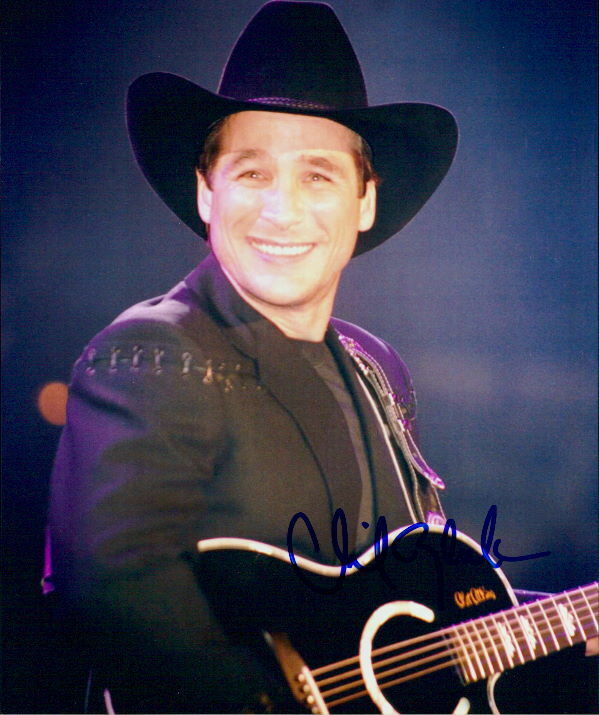 Clint Black signed 8x10 Photo Poster painting in-person