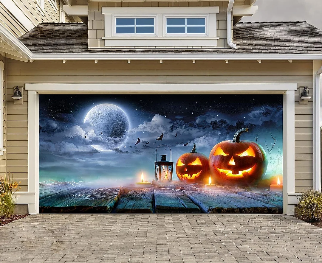 Last Day Sale 49% OFF - Halloween 2023 Garage Door Decoration