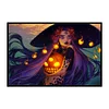 【Limited Stock Sale】Full Embroidery Eco-cotton Thread 11CT Printed Witch Cross Stitch Kit Artwork