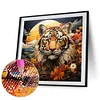 Diamond Painting-DIY Full Round Drill Field Tiger