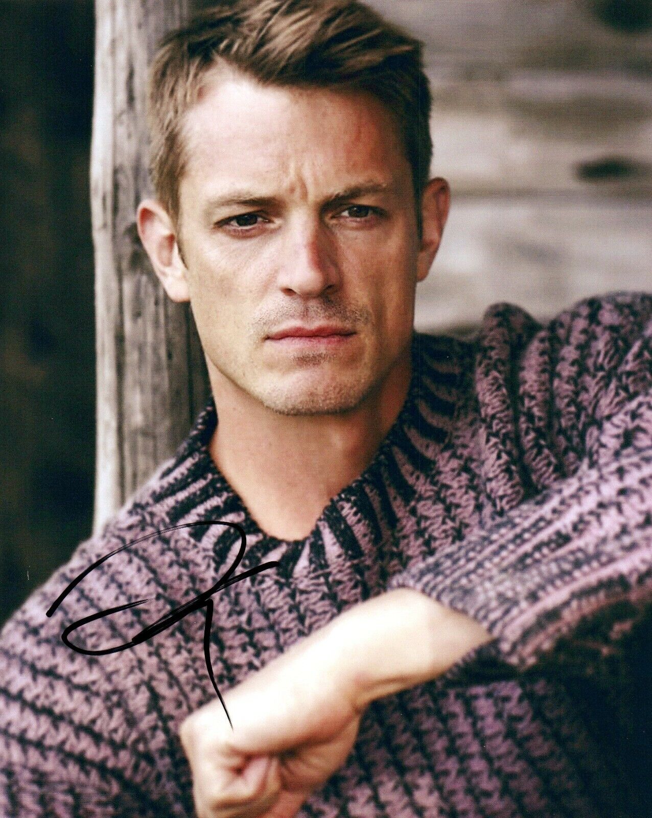 Joel Kinnaman Handsome Actor Autographed 8x10 Signed Photo Poster painting Proof COA