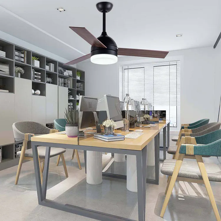 Haydn 3-Blade Modern DC Ceiling Fan with Light Summer 42''