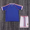 1998 Retro France Home Football Shirt 1:1 Thai Quality Kids Size