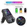 1.8 Inch Wireless Bluetooth-Compatible FM Transmitter QC3.0 Charging MP3 Player
