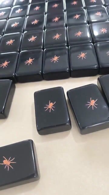 Midnight Halloween American Mahjong Set &mdash; 160 Tiles