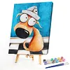 【Clearance Sale】Cute Dog-Paint by Numbers Acrylic Painting 40*50CM
