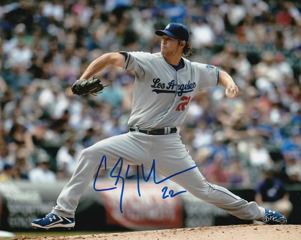 Clayton Kershaw Autographed Signed 8x10 Photo Poster painting ( Dodgers ) REPRINT ,