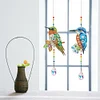 2pcs Crystal Light Catcher Diamond Painting Hummingbird Suncatcher Hanging Kits
