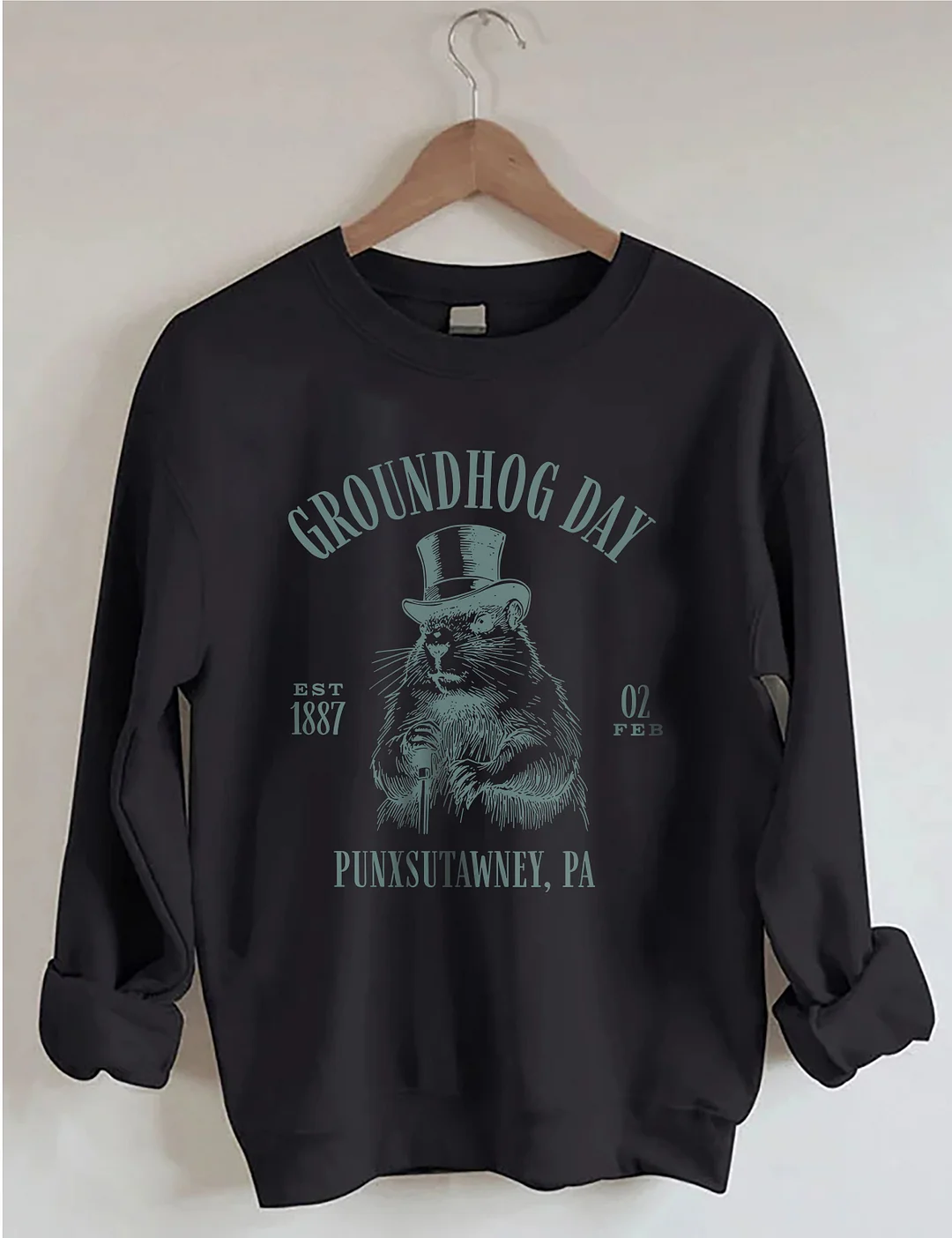 Happy Groundhog Day Sweatshirt