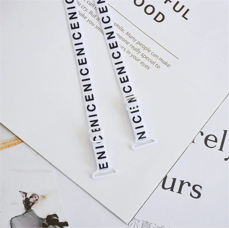 Adjustable Bras Straps Sexy Brassiere Invisiable Lenceria Straps Beauty Back Letters Shoulder Strap Underwear Bra Accessories