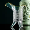 Emperor Cup New Chinese Antique Jue Cup Three-legged Wine Cup Retro Glass Duke Cup Creative Gradient Color Wine Set