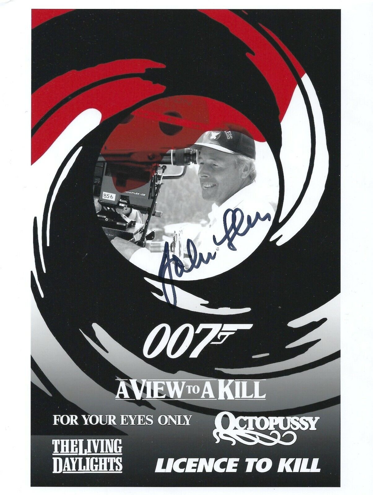 JOHN GLEN 007 JAMES BOND FILM DIRECTOR SIGNED 8x10 Photo Poster painting UACC RD AUTOGRAPH