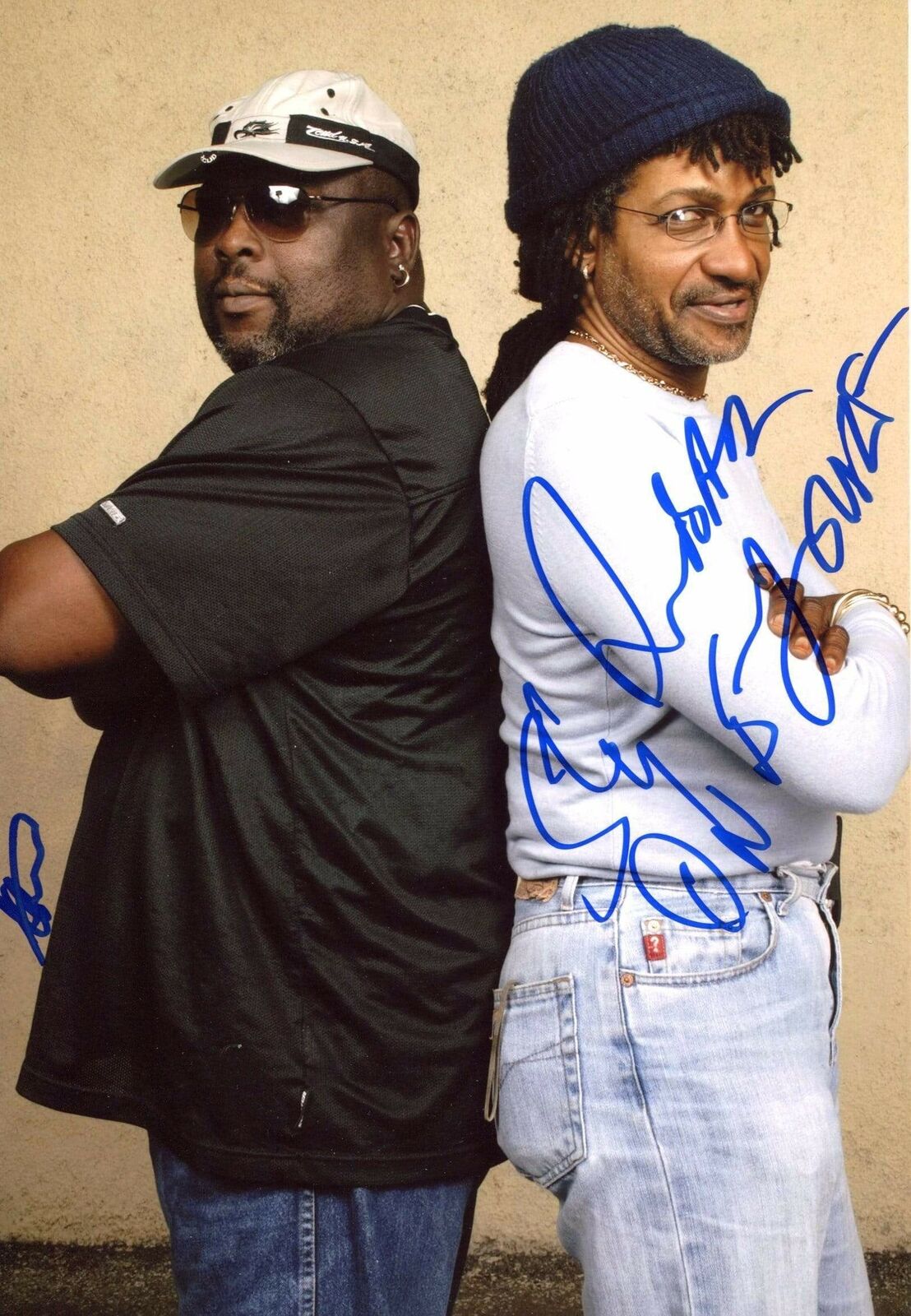 Sly and Robbie JAMAICAN DUO autographs, In-Person signed Photo Poster painting