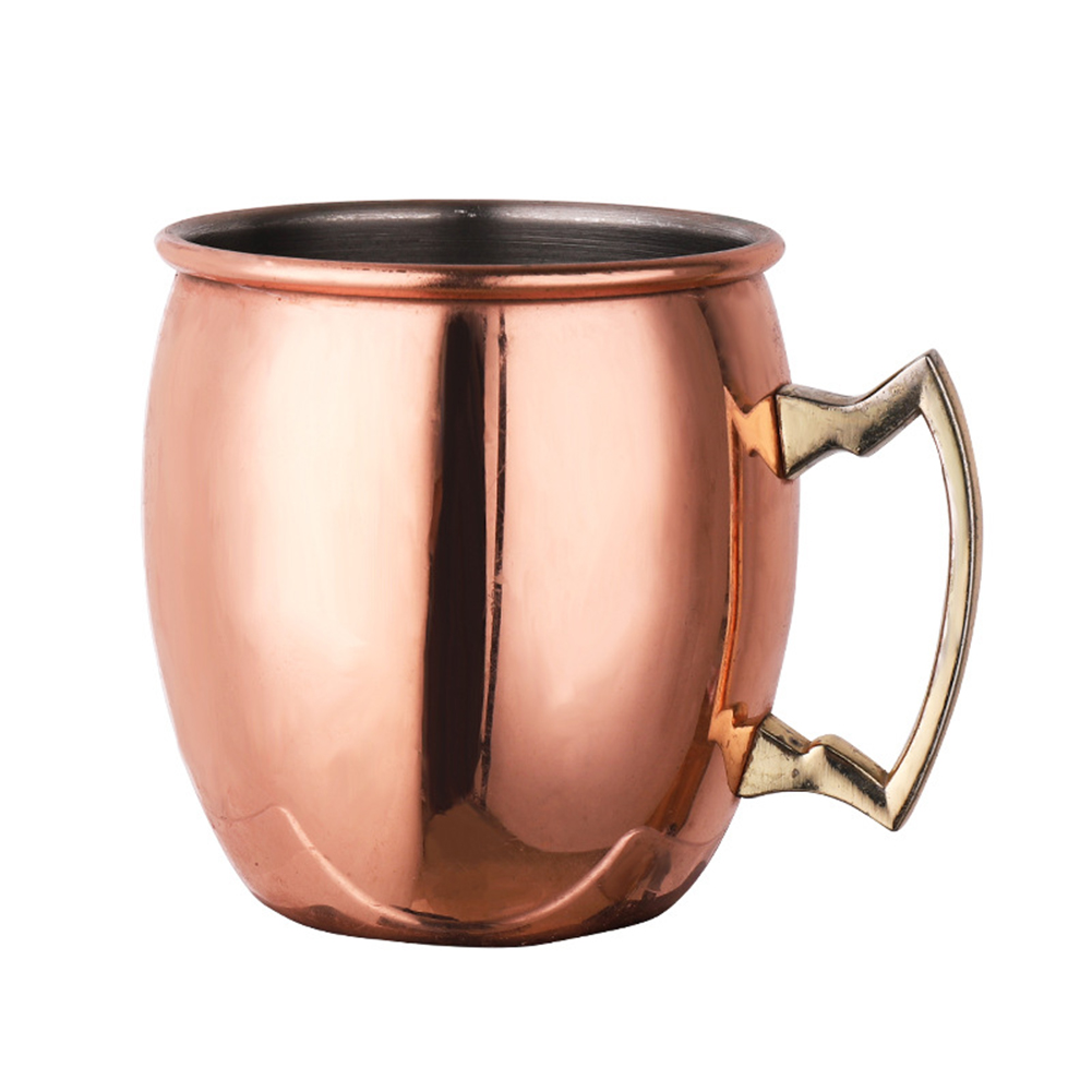 

Moscow Mule Copper Mugs Metal Cup Stainless Steel Beer Cocktail Coffee Cup, 501 Original