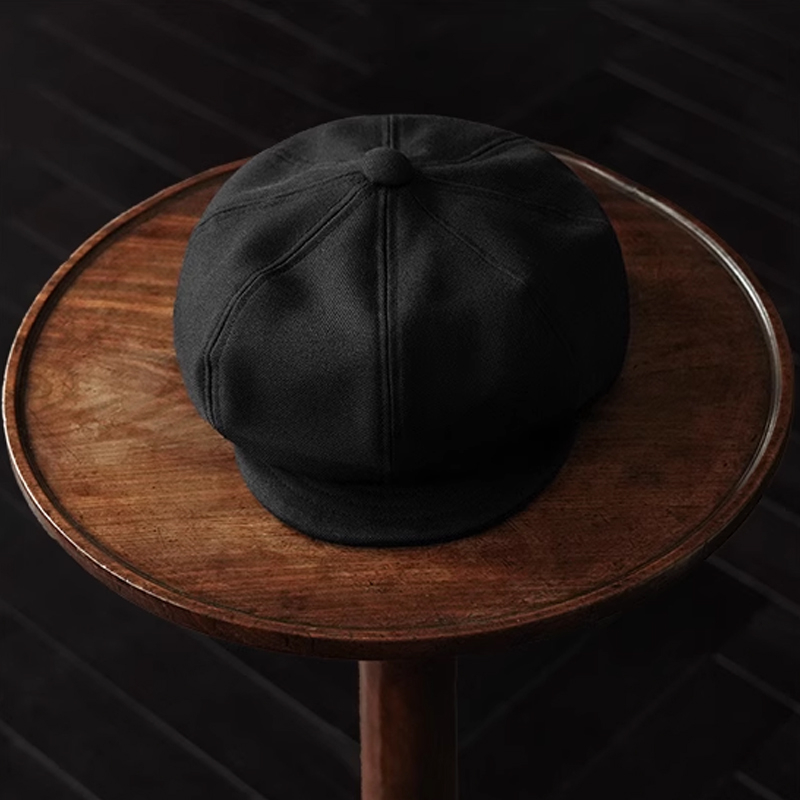Retro Simple Cotton And Linen Newsboy Cap