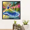 Dancing on ice girl - peinture au diamant de forme sp&eacute;ciale - 30*30cm