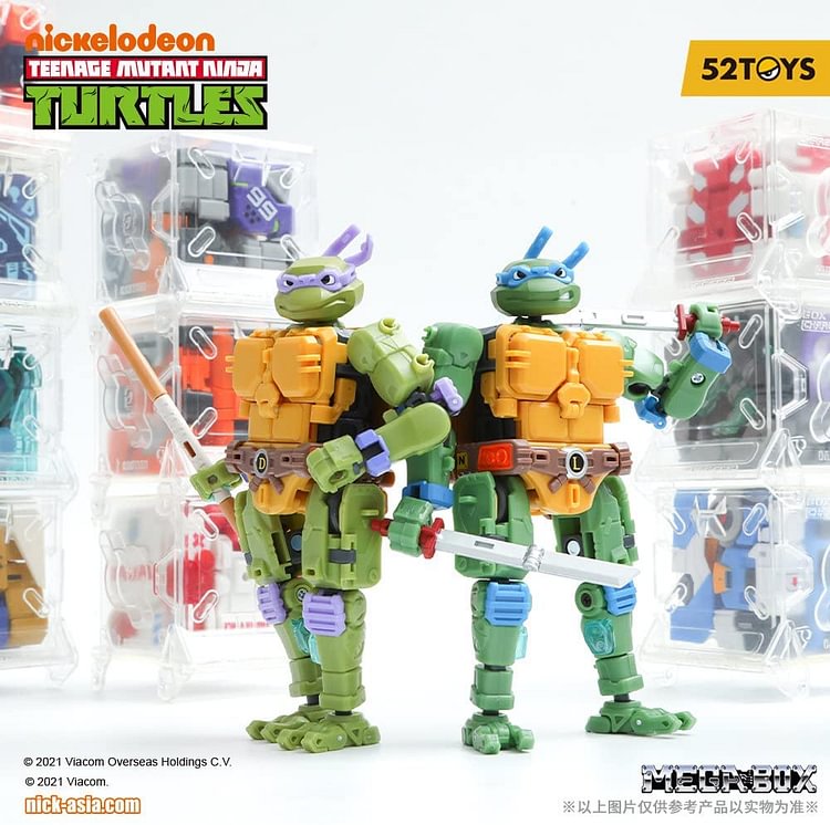 52Toys Megabox MB-21+ MB-20 Teenage Mutant Ninja Turtles Leonardo