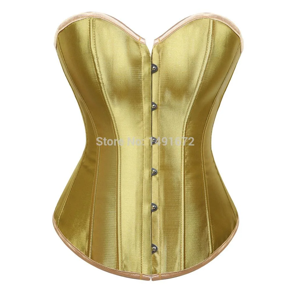 Billionm Corset Sexy Bustiers Top Plus Size Lingerie Gothic Overbust Corsets for Women Brocade Burlesque Vintage Costumes Corsetto Mujer