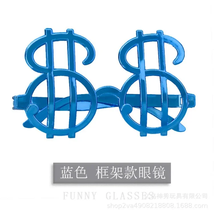 Kasomalang Beauty Money Glasses Funny Party Wedding Party Dance Show Spoof Photo Shoot Funny Dollar Sunglasses Props