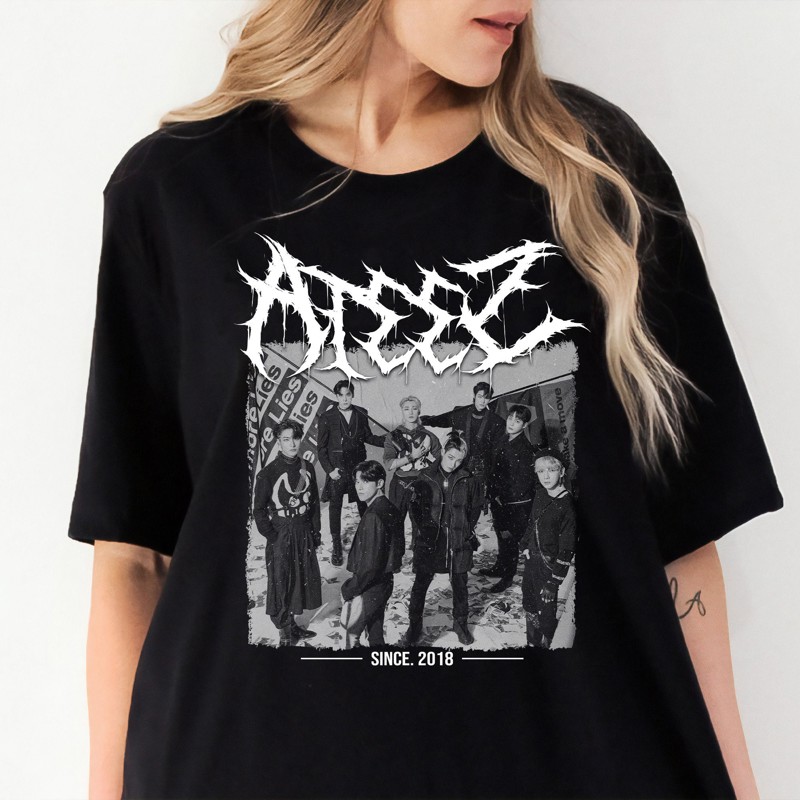ATEEZ World Tour The Fellowship : Break the Wall In Asia Poster T-shirt