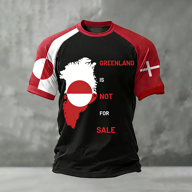 Greenland Does Not Sell Printed, Comfortable, Casual Men's T-shirts. artswardrobe