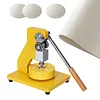 [US Local Warehouse] Circle Sampler Cutter for Film Paper Cloth 90x8MM Die Cutting Machine Manual Round Sample GSM Cut Machine for Fabric Rubber Leather Carpet Paper Foam