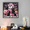Diamond Painting - Partial Special Shaped Drill - Halloween Cat(Canvas|30*30cm)