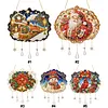 Christmas DIY Acrylic Diamond Painting Pendant Double Sided Paint Suncatcher Hanging Ornament Home Decor Kit 