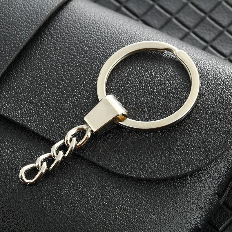 Bold 30MM Flat Ring Box Carabiner Fashionable Metal Pendant Keychain Cartoon Iron Style for Jewelry or Personal Use