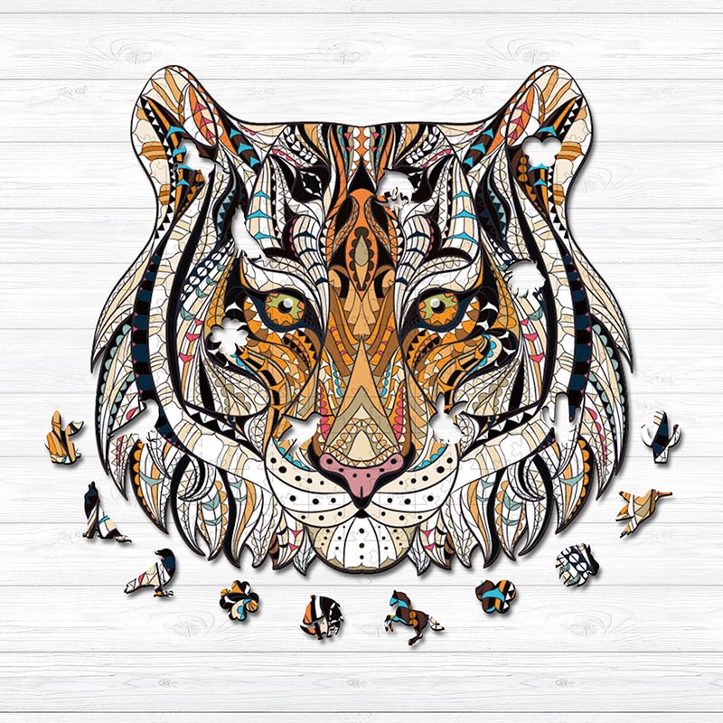 Ericpuzzle™ Ericpuzzle™ Exquisite Tiger Head Wooden  Puzzle