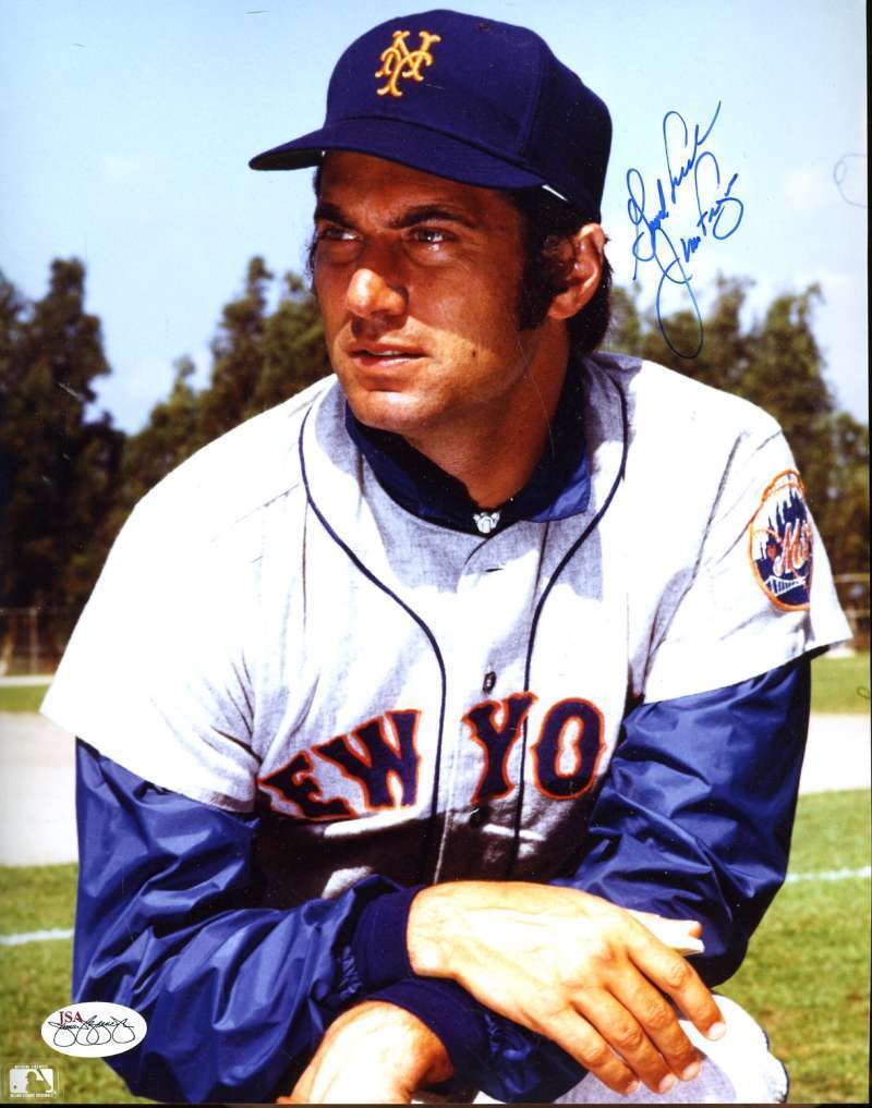 Jim Fregosi Mets Signed 8x10 Photo Poster painting Jsa Cert Sticker Authenticated Autograph