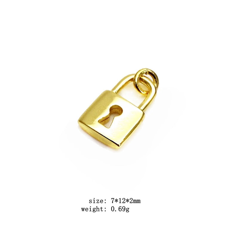 1 Piece Copper Zircon Heart Shape Pendant