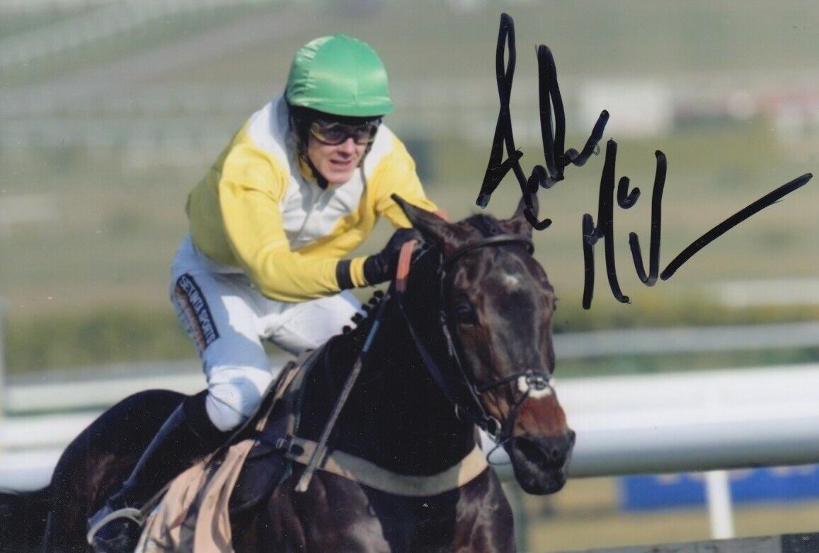 ANDREW MCNAMARA HAND SIGNED 6X4 Photo Poster painting HORSE RACING AUTOGRAPH 1