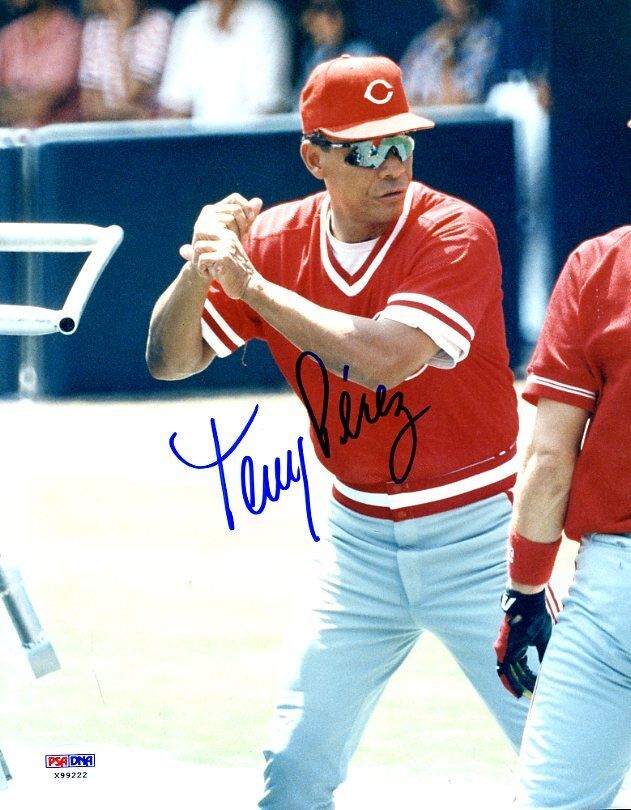 Tony Perez Psa/dna Signed 1/1 Original 8x10 Photo Poster painting Authenticated Autograph